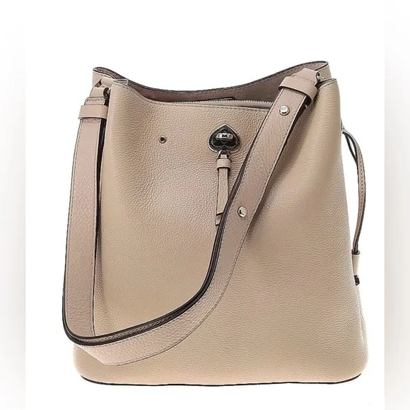 NWOT Kate Spade Marti Bucket Bag Cream beige purse - Picture 2 of 14